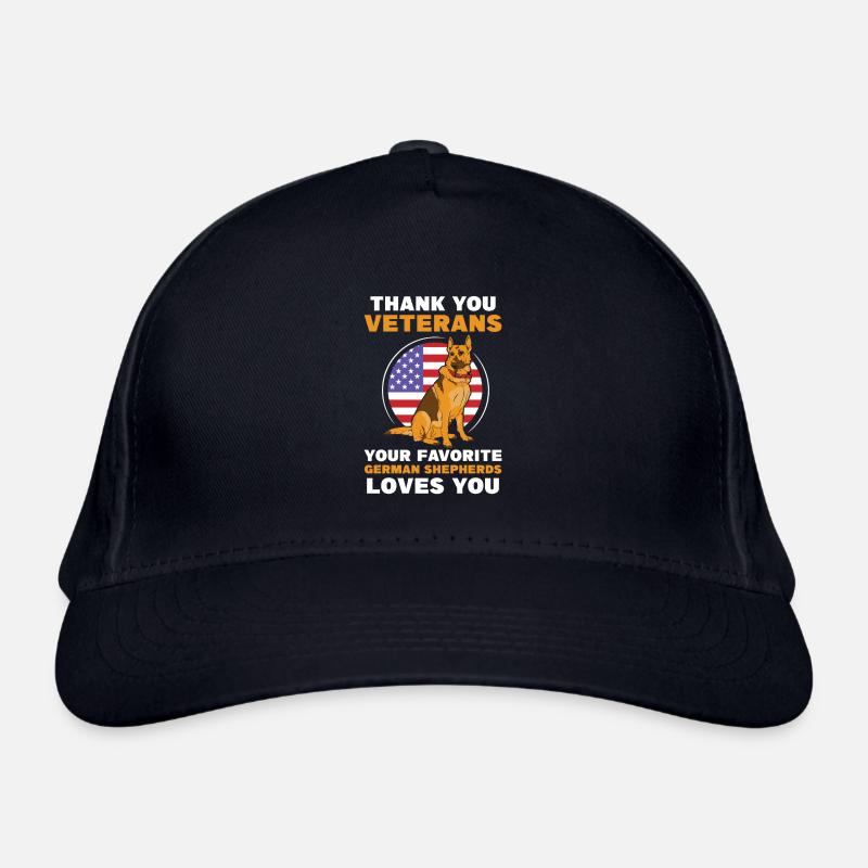 Thank you Veterans German Shepherds Bio-Baseballkappe