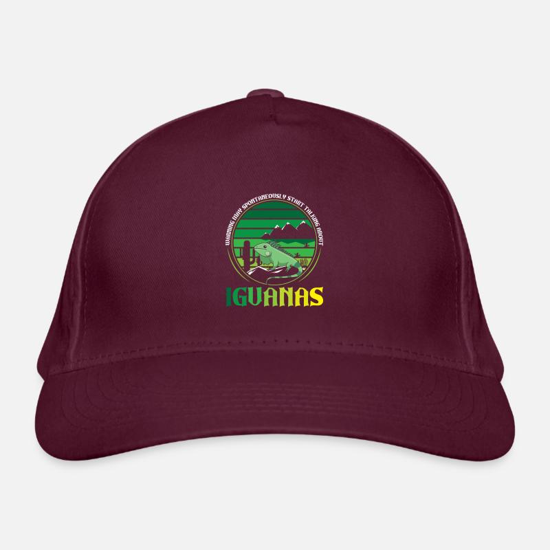 spontaneously start talking about Iguanas Bio-Baseballkappe