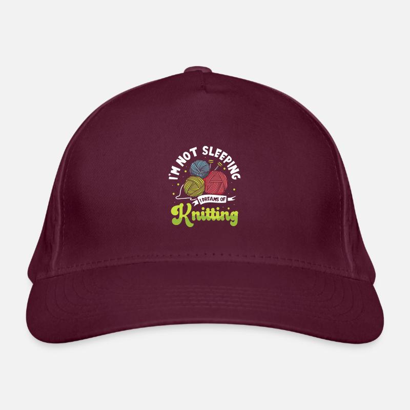Id rather have a bad day KnittingId rather have a Bio-Baseballkappe