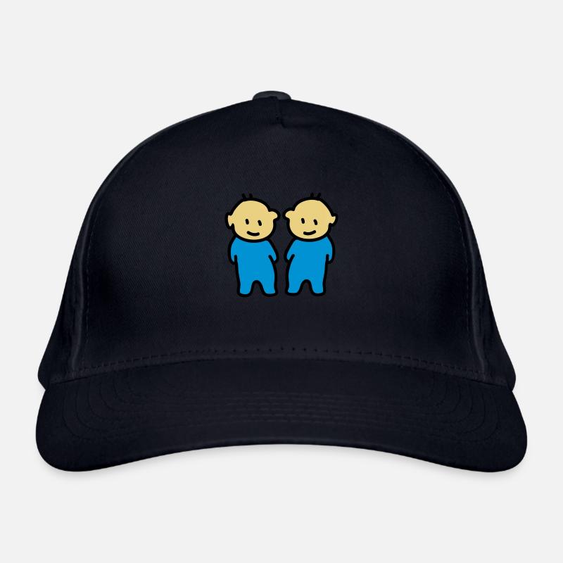 Zwillinge - Twins Bio-Baseballkappe