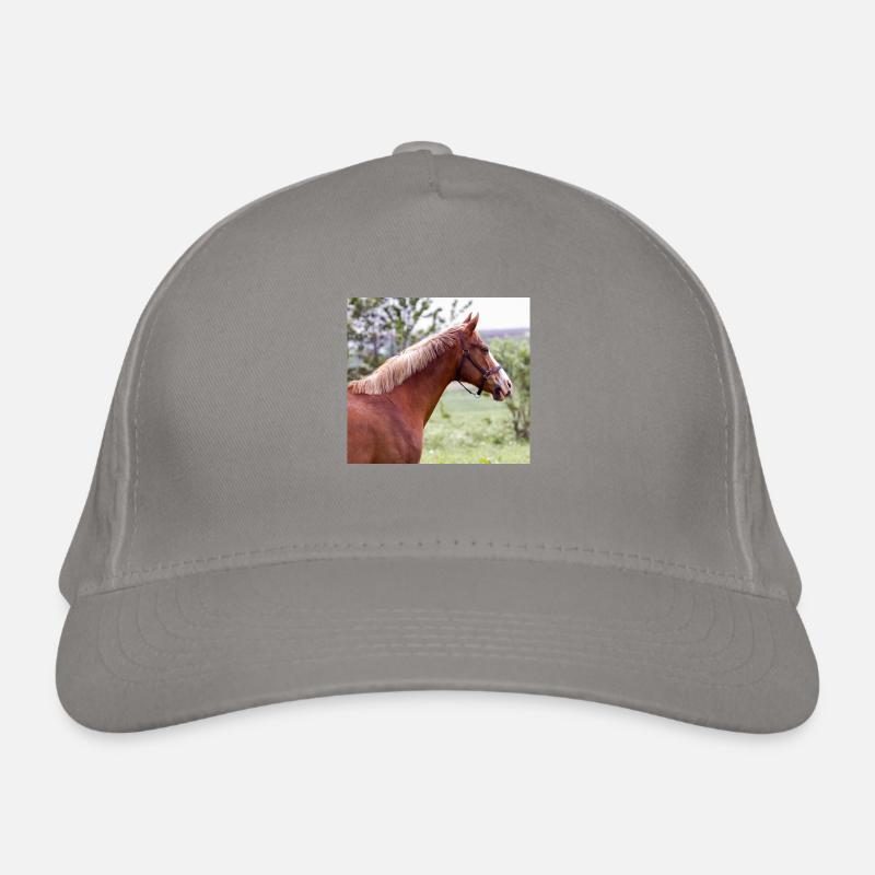 Horse. Pferd. Bio-Baseballkappe