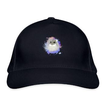 zwerghamster,hamster,bunt,graffiti,malerei - Bio-Baseballkappe - Navy - Vorne