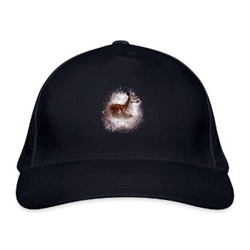 deer ,brown,wild,fawn,graffiti,bambi,fawn,foal - Organic Baseball Cap - navy - Front