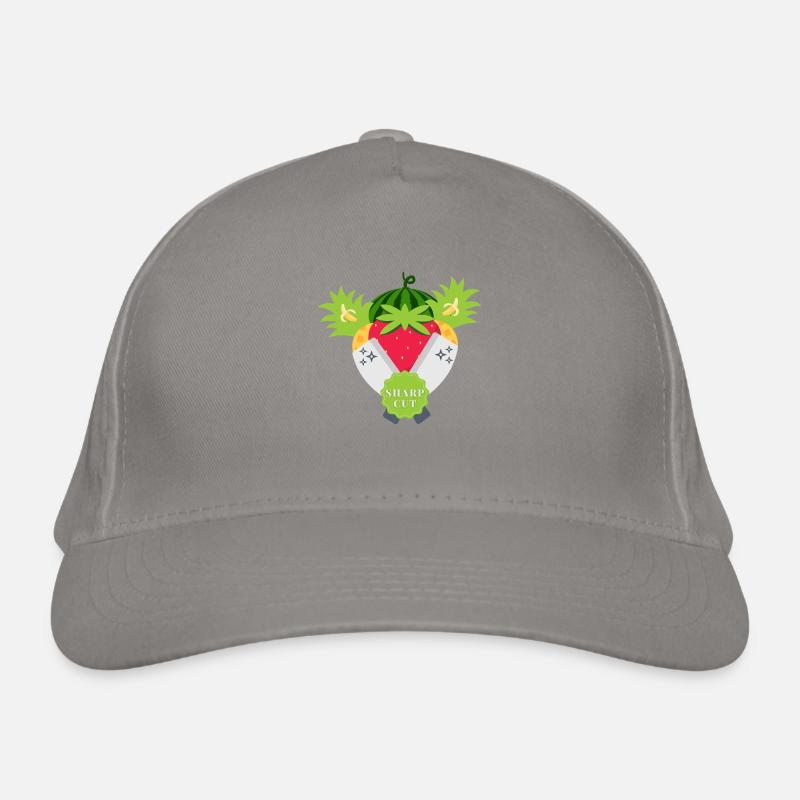 Sharp cutting Fruits 2 Organic Baseball Cap