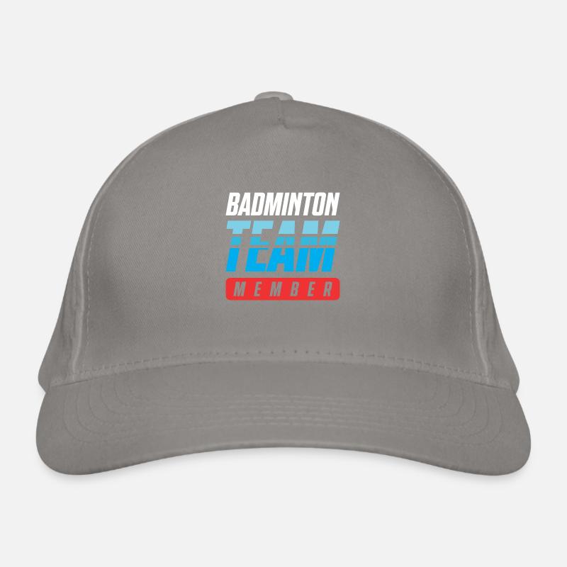 Badminton Team Organic Baseball Cap
