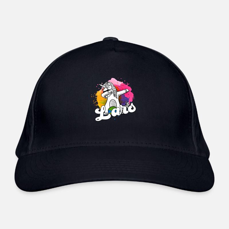 LARS - Beau nom de garçon avec licorne cool Casquette classique bio