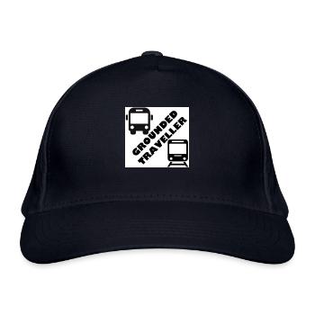 Grounded Traveller - Organic Baseball Cap - navy - Front
