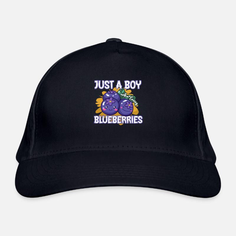 Blueberries Organic Baseball Cap