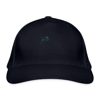 kitesurf, surf, surfeur, vague, bleu, graffiti, bla - Casquette classique bio - marine - Devant