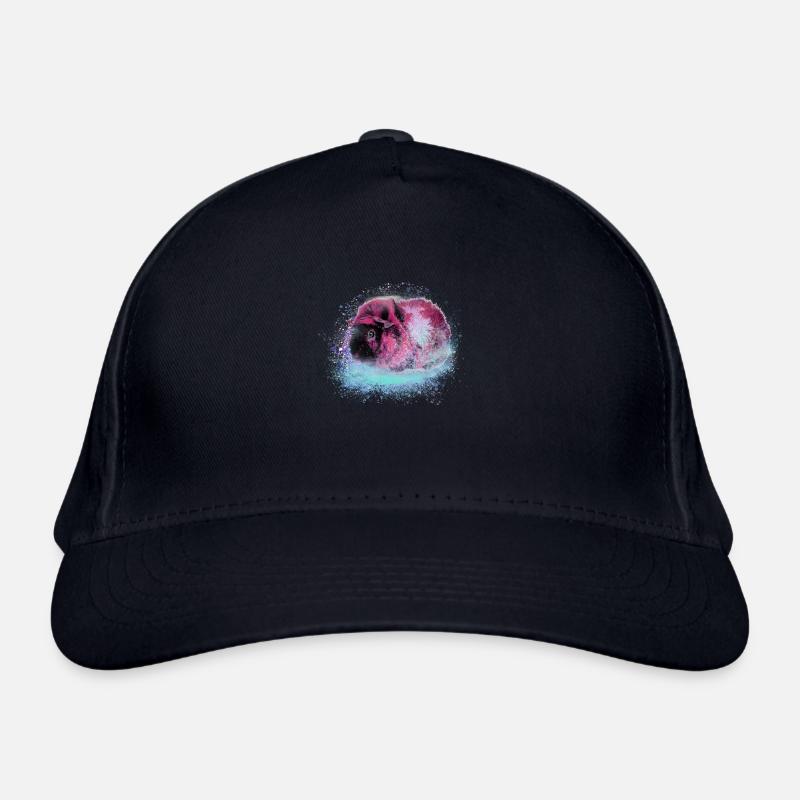 cochon d’Inde, graffiti, peinture, rose, rose, pop-art Casquette classique bio