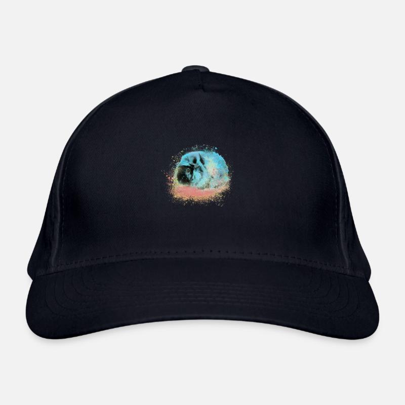 cochon d’Inde, graffiti, peinture, bleu, rose, pop-art Casquette classique bio