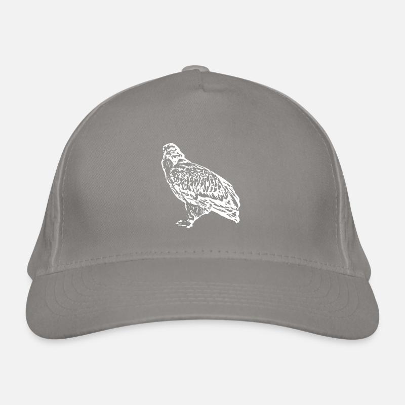 Falken Vogel Vögel Bio-Baseballkappe