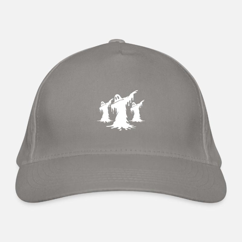 Creepy Dabbing Ghosts Ghosts Halloween Organic Baseball Cap