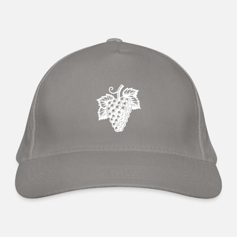 Grappe de raisin décorative dans un style rétro Casquette classique bio