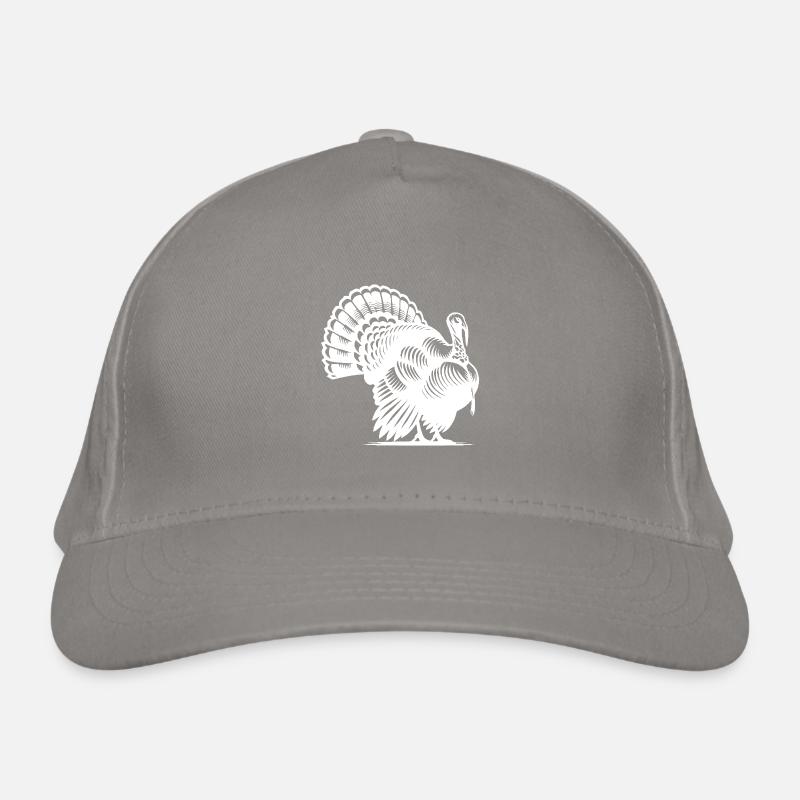 Fière dinde au plumage énorme Casquette classique bio