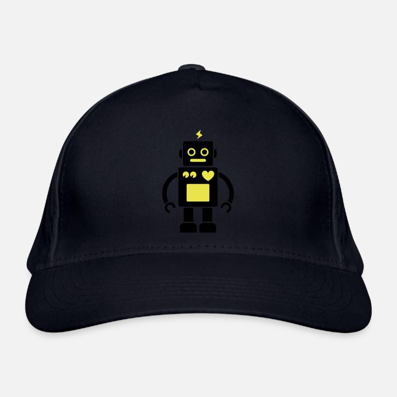 Roboter / Robot #2_2c Bio-Baseballkappe
