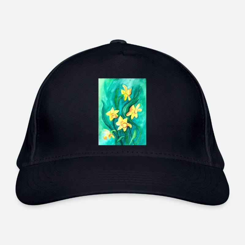Daffodils Organic Baseball Cap