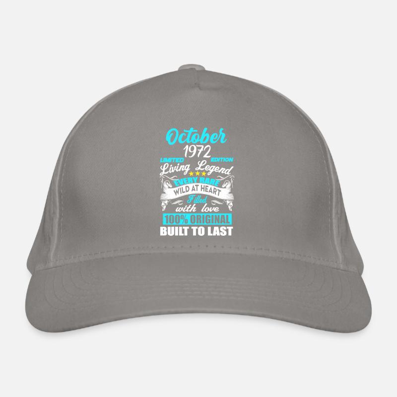 October 1972 - 50th birthday gift. Legend. Organic Baseball Cap