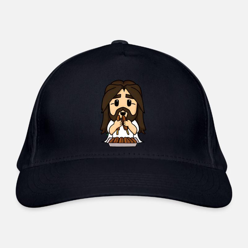 Jésus aime les chiens de maïs Casquette classique bio