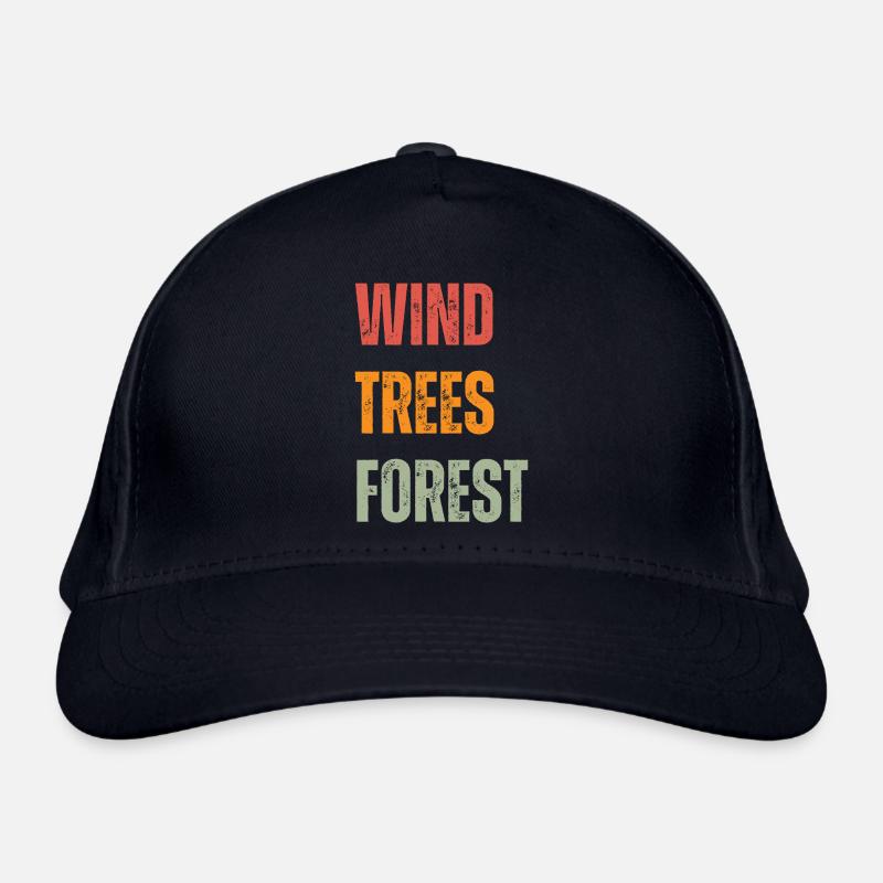 WTF - Wind Trees Forest Bio-Baseballkappe