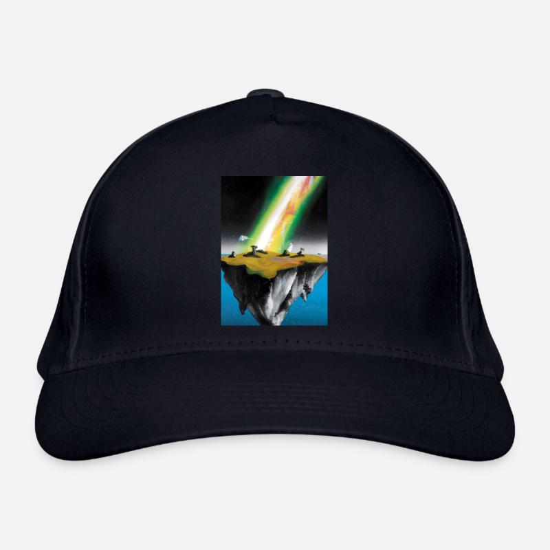 Flying Island Outer Space Bio-Baseballkappe
