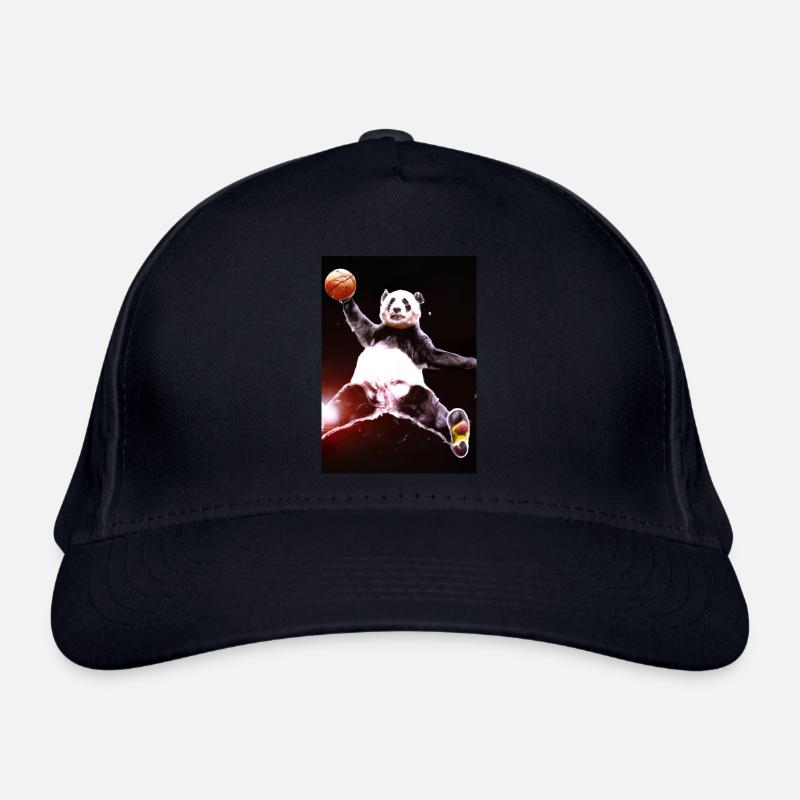 Basketball Dunk Panda Bio-Baseballkappe