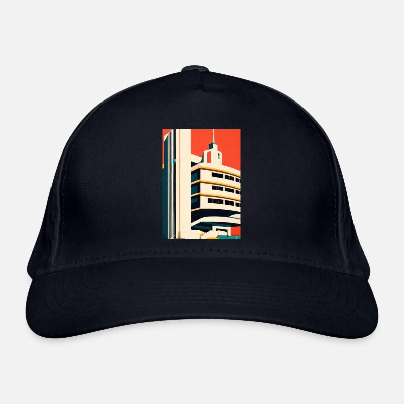 Minimalistisches Stadthaus Bio-Baseballkappe