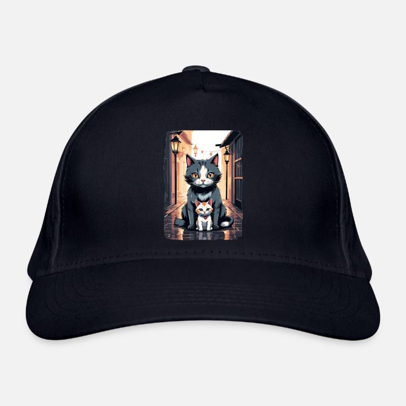 Chats mignons Casquette classique bio