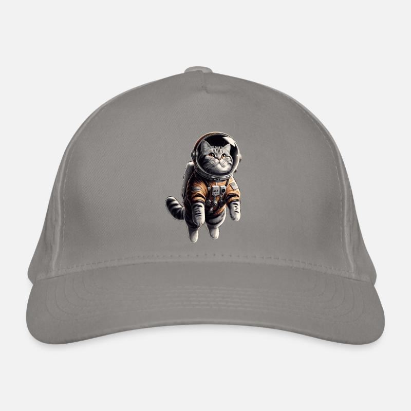 Astronaut BKH Tabby Gift Organic Baseball Cap