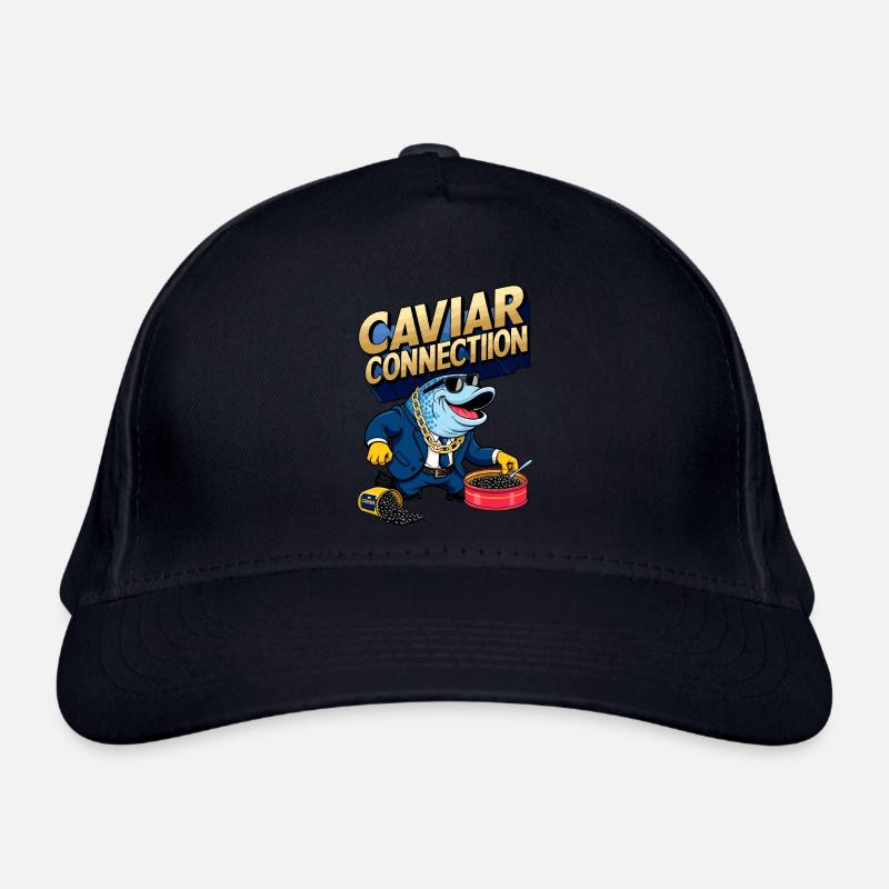 Kaviar Verkäufer Bio-Baseballkappe