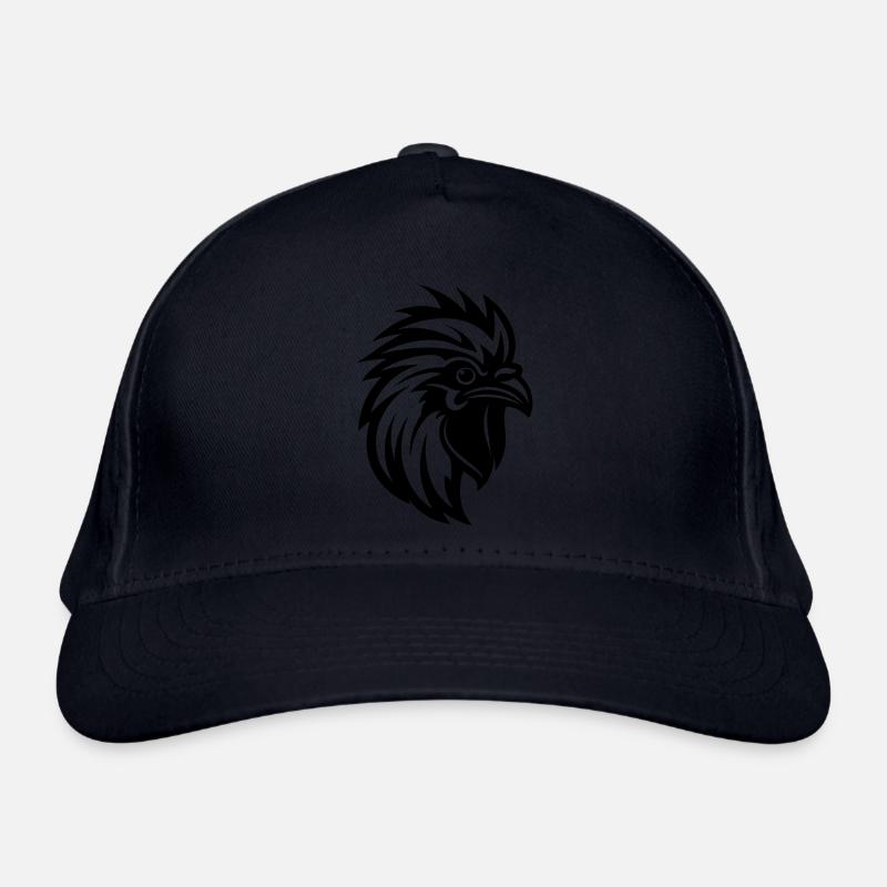 Rooster Head Organic Baseball Cap