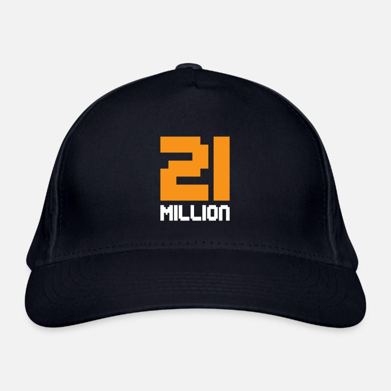 21 millions de bitcoins Casquette classique bio
