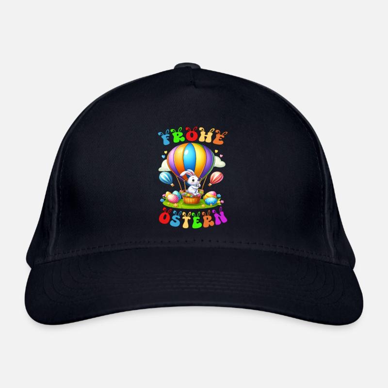Frohe Ostern Bio-Baseballkappe