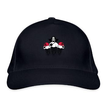 3 amis équipe équipe pirate marin marin - Casquette classique bio - marine - Devant