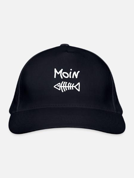 Nordlichter - Moin, löppt Meer - Bio-Baseballkappe - Navy