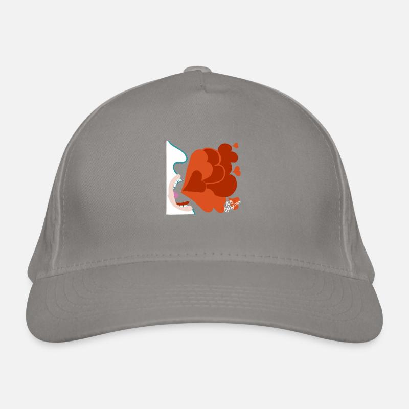 Kreischen. Bio-Baseballkappe