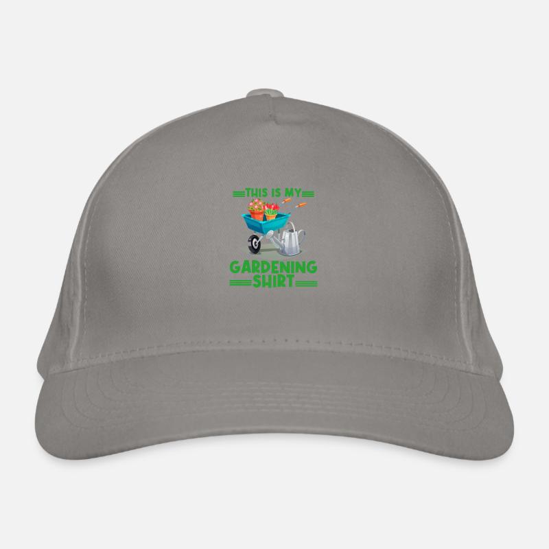 Das ist mein Gartenhemd - Gartengärtner Bio-Baseballkappe