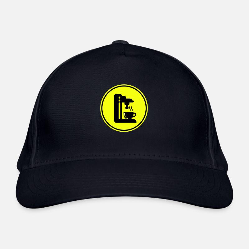 Coffee machine symbol Organic Baseball Cap