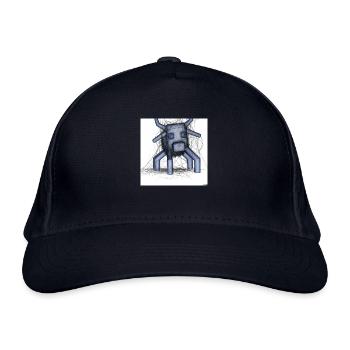 Crazy Doge - Bio-Baseballkappe - Navy - Vorne