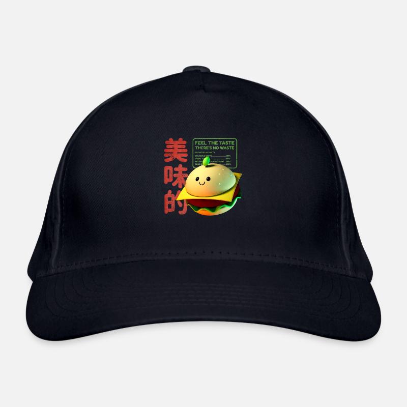 Personnage de hamburger 3D Casquette classique bio