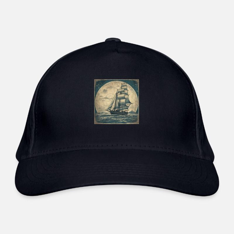 Sailing Moon Bio-Baseballkappe