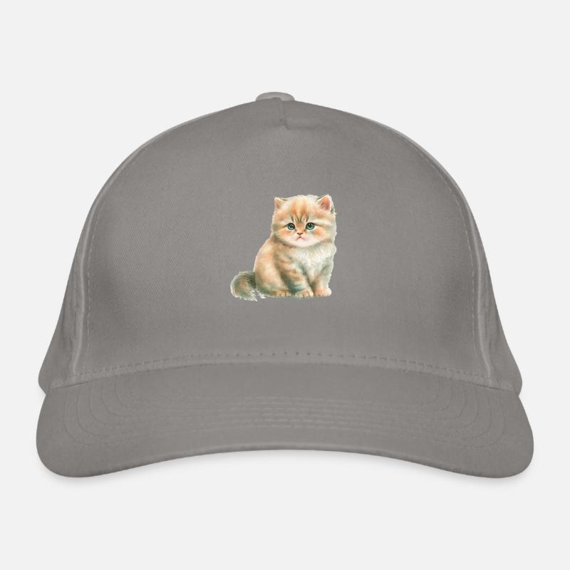 Chat Pastel Mignon Casquette classique bio