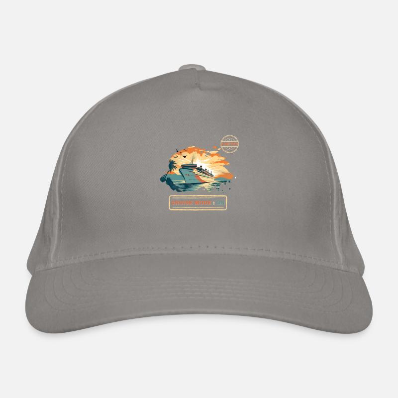 Mode croisière : Activé ! Idéal pour les vacances. Casquette classique bio