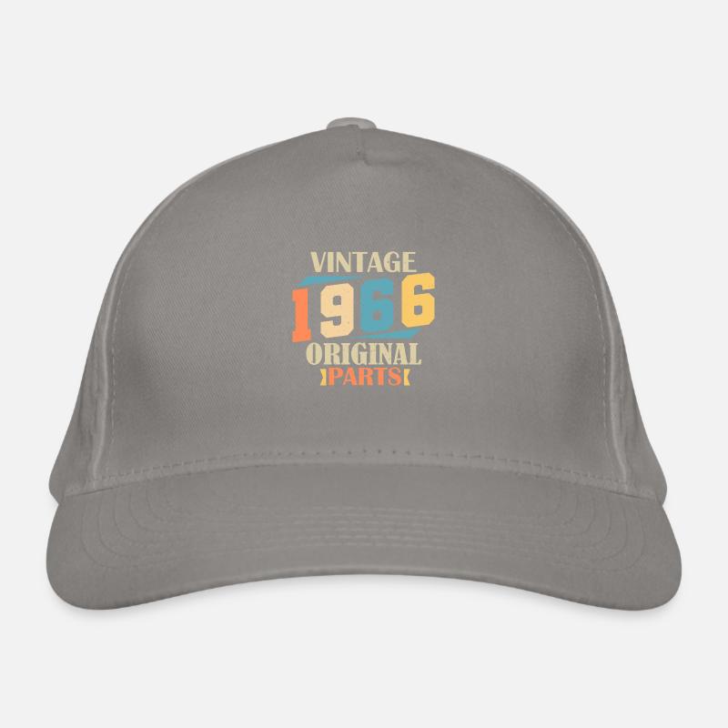 Mois 1966. Cadeau d'anniversaire 1966. 58 ans Birt Casquette classique bio