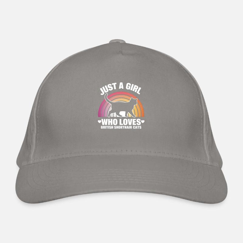 Katze Britisch Kurzhaar Geschenk Bio-Baseballkappe