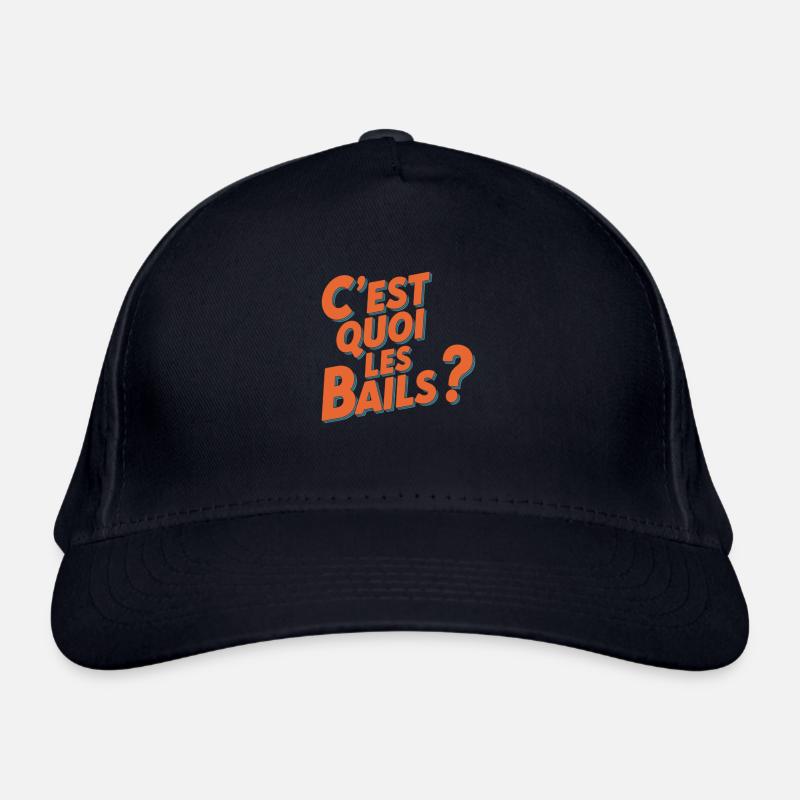 C'est quoi les bails ? Casquette classique bio