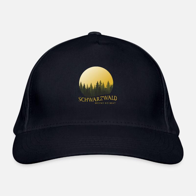 Forest Landscape Sunset Black Forest Organic Baseball Cap