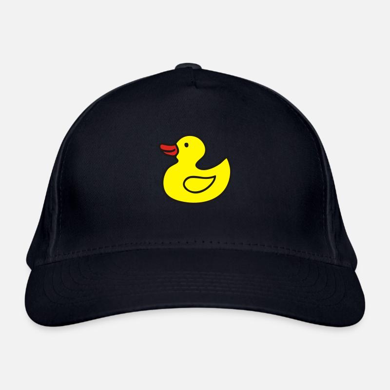 Ente, Badeente, Quietschente Bio-Baseballkappe