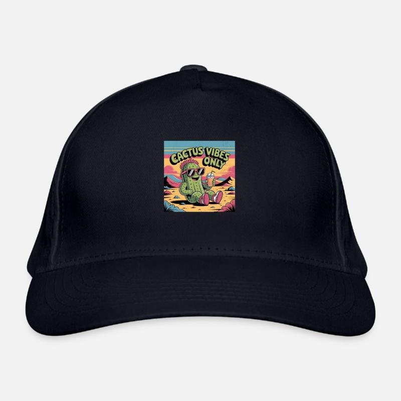Cactus Vibes Only Bio-Baseballkappe