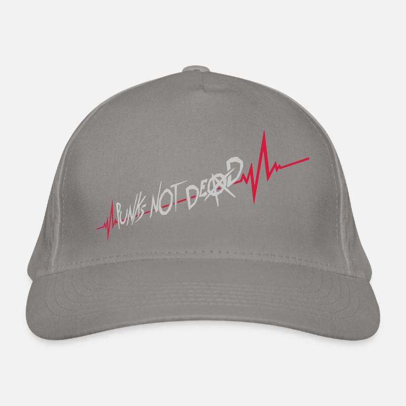 punks not dead Zitat Bio-Baseballkappe